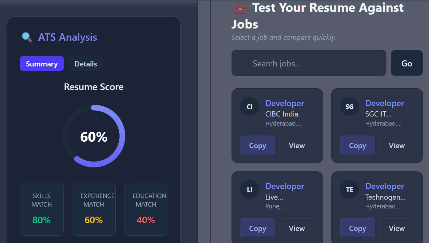ATS Resume Analyzer